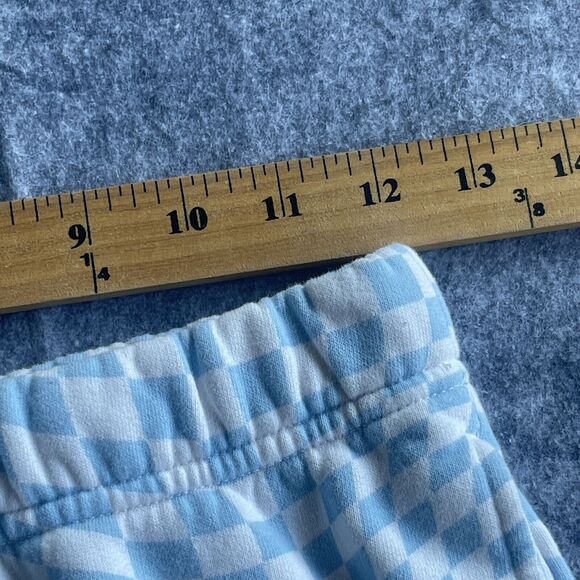 Abercrombie Kids Shorts Girls 11/12 Checkered Skater Drawstring Sweat Shorts - Picture 10 of 12
